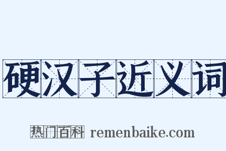 硬汉子近义词是什么意思的图片